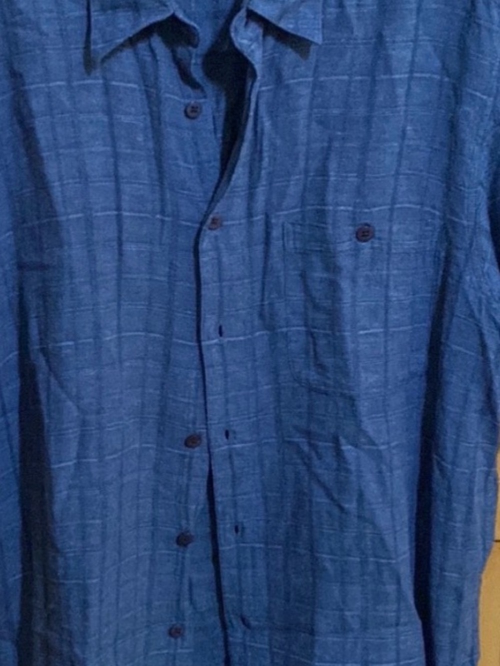 MENS MARC EDWARDS
SHORT SLEEVE BUTTON DOWN\Large/Blue - Picture 15 of 15